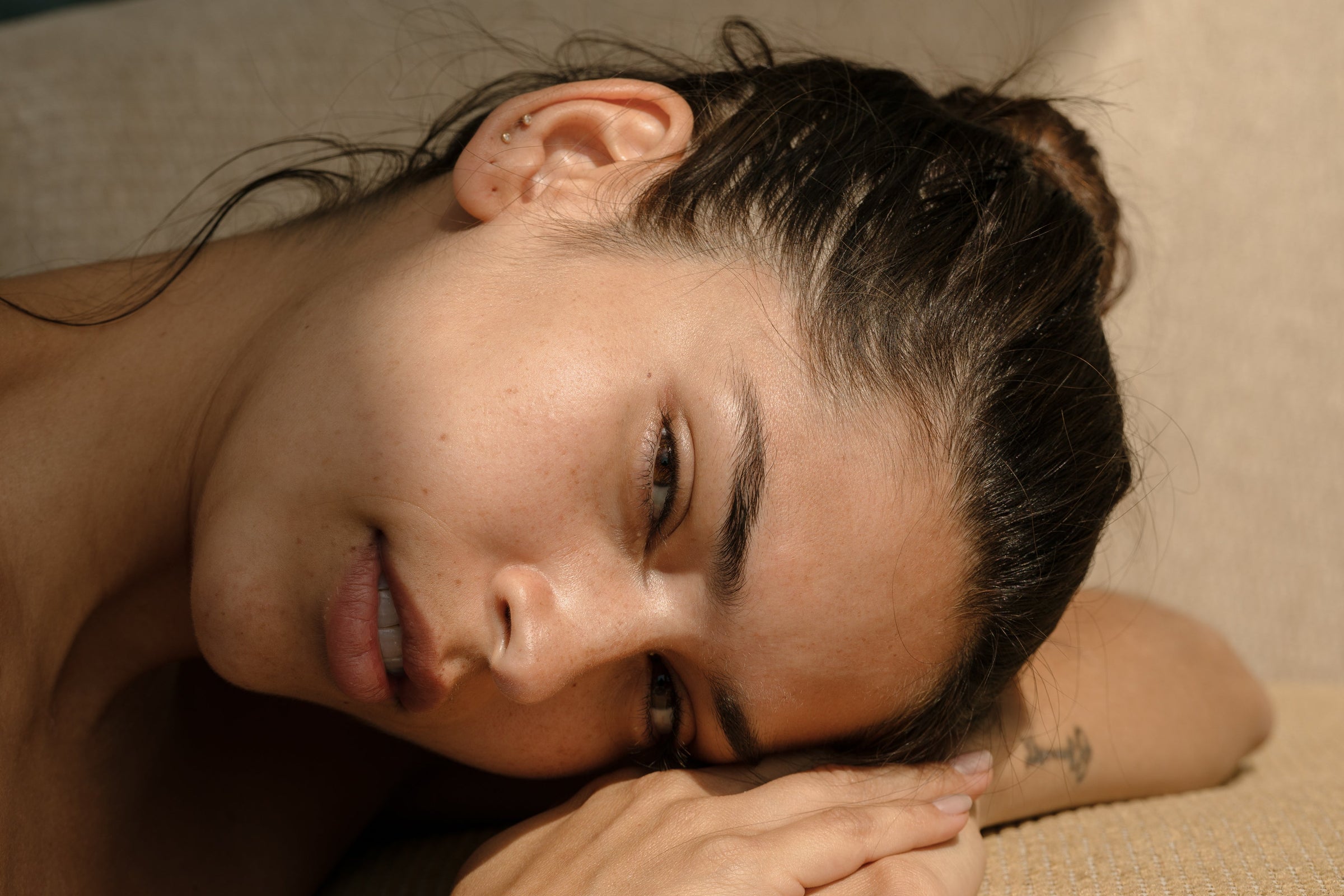 Woman with Sarah Ford product