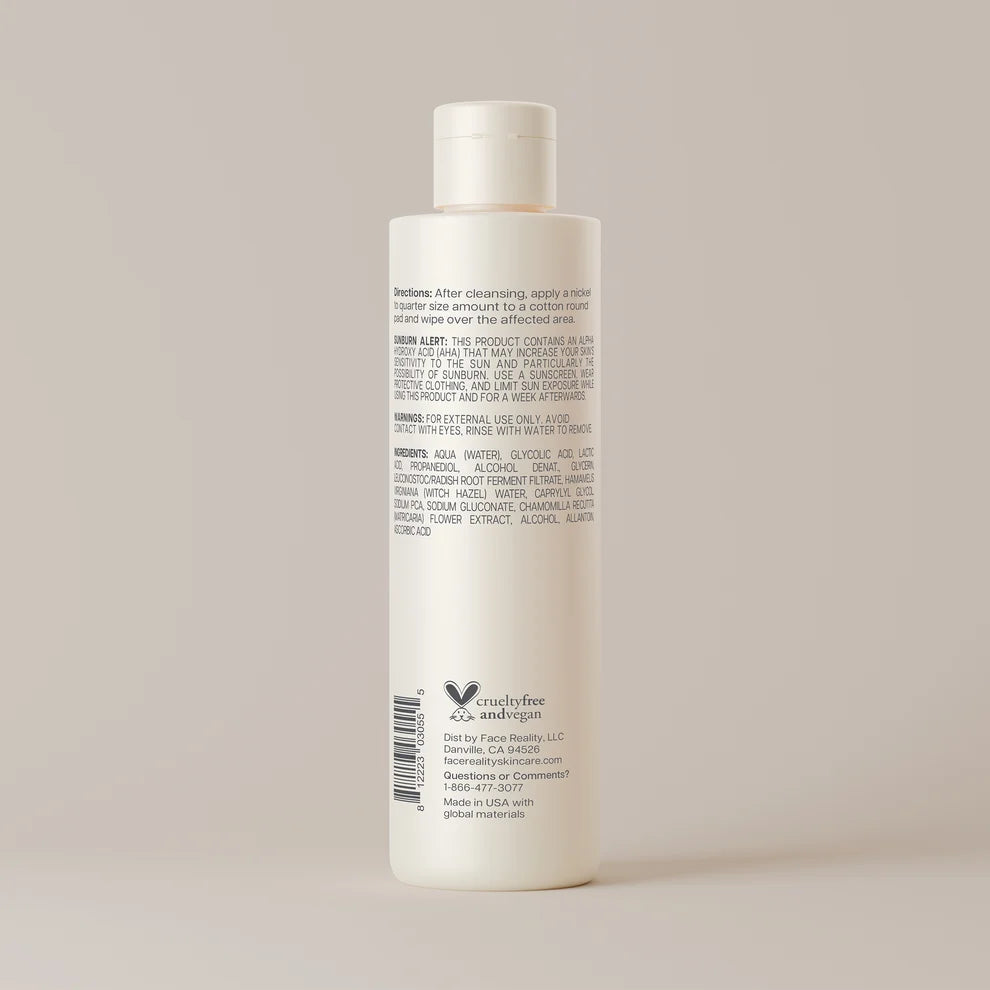 FACE REALITY GLYCOLIC-LACTIC TONER