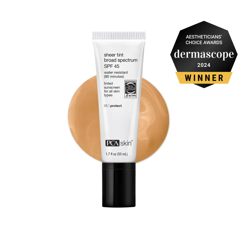 PCA SHEER TINT BROAD SPECTRUM SPF 45