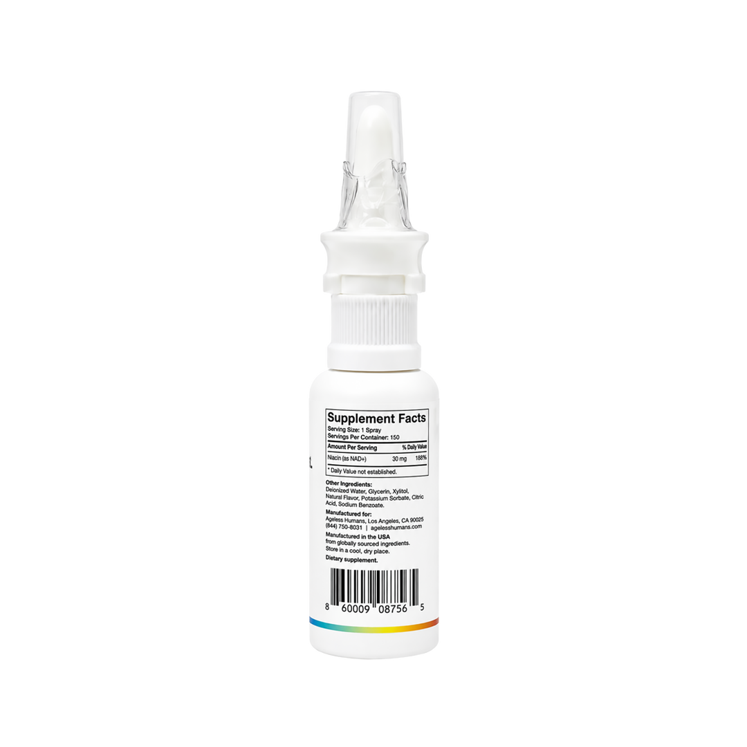 AGELESS HUMANS ROCKITFUEL® NAD+ PRE WORKOUT NASAL SPRAY