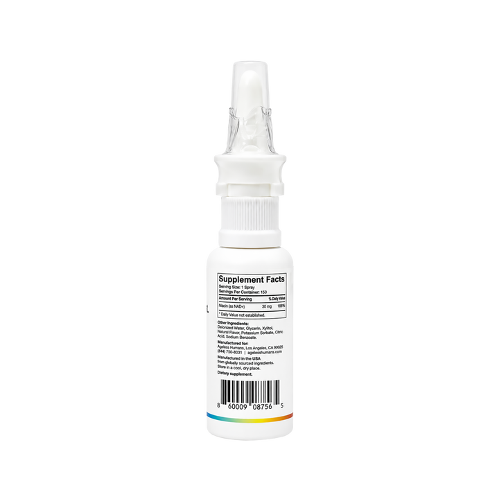 AGELESS HUMANS ROCKITFUEL® NAD+ PRE WORKOUT NASAL SPRAY