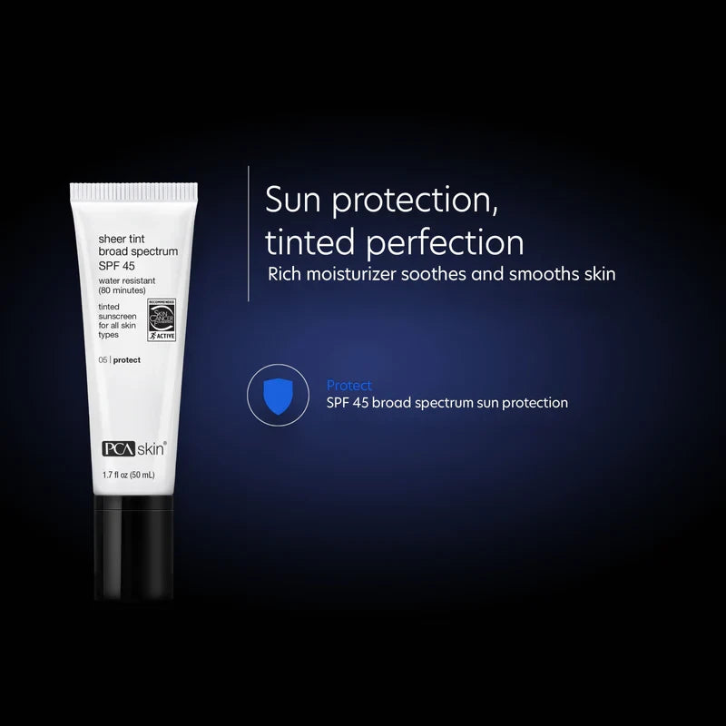 PCA SHEER TINT BROAD SPECTRUM SPF 45