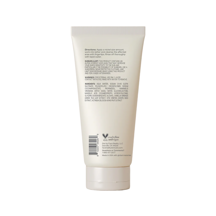 FACE REALITY L-MANDELIC FACE AND BODY WASH
