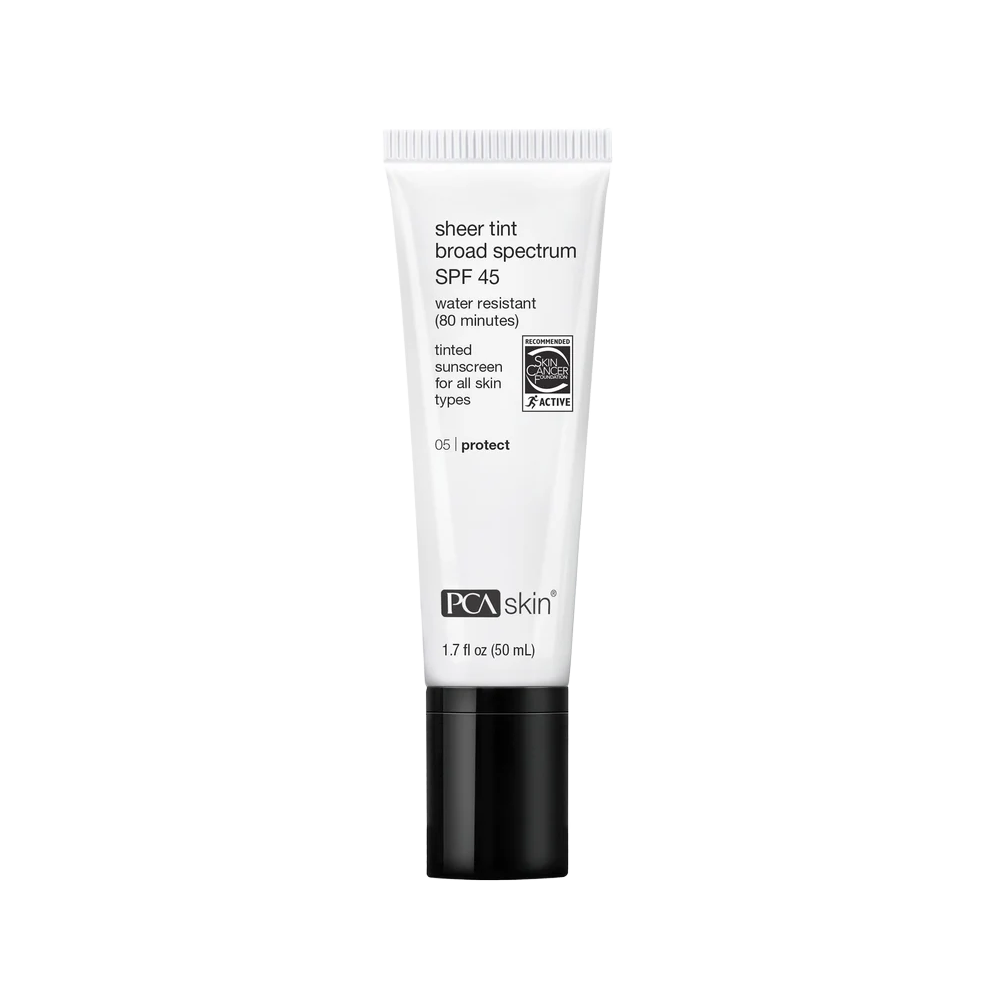 PCA SHEER TINT BROAD SPECTRUM SPF 45