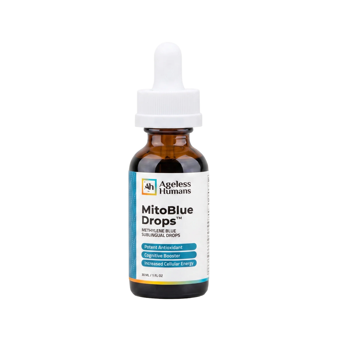 AGELESS HUMANS BLUE NITRO METHYLENE BLUE 1% DROPS
