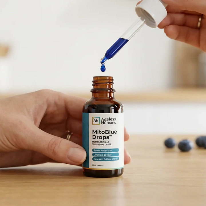 AGELESS HUMANS BLUE NITRO METHYLENE BLUE 1% DROPS
